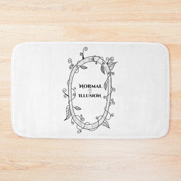 Item preview, Normal is an illusion Wednesday Addams Quote designed and sold by Chiarad0.