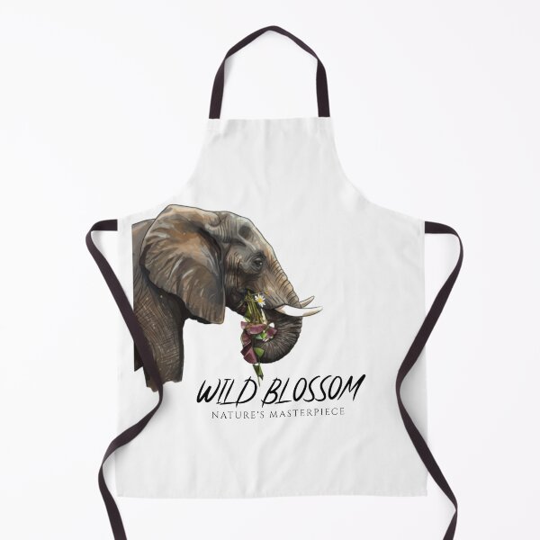 Item preview, Wild Blossom: Elephant and Flowers designed and sold by Silent Watch Threads..