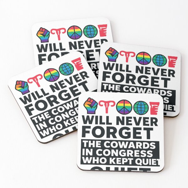 Item preview, WE THE PEOPLE WILL NEVER FORGET THE COWARDS IN CONGRESS WHO KEPT QUIET designed and sold by KrystynaWolf.