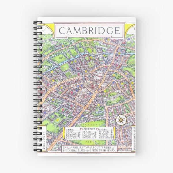 Aperçu de l'œuvre CAMBRIDGE University map ANGLETERRE dortoir décor diplômé créée et vendue par FrenchPrinting.