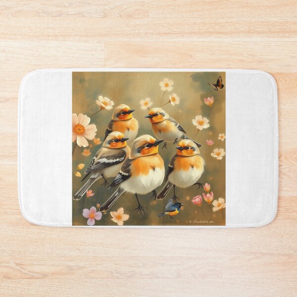 Item preview, Impressionistic Flock of Birds in Warm Tones designed and sold by sharon1210.