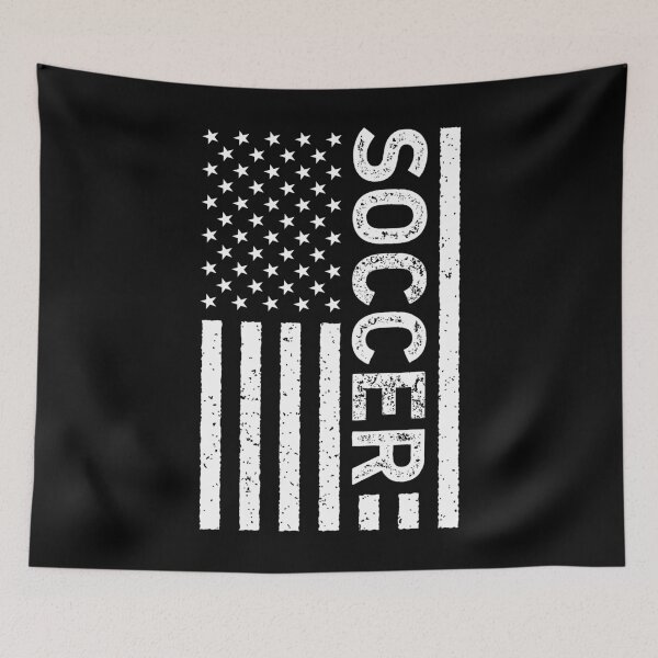 Item preview, US American Flag Patriotic Soccer designed and sold by RareBunny.