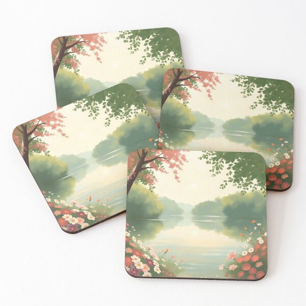 Item preview, Impressionistic Serene Lake designed and sold by sharon1210.