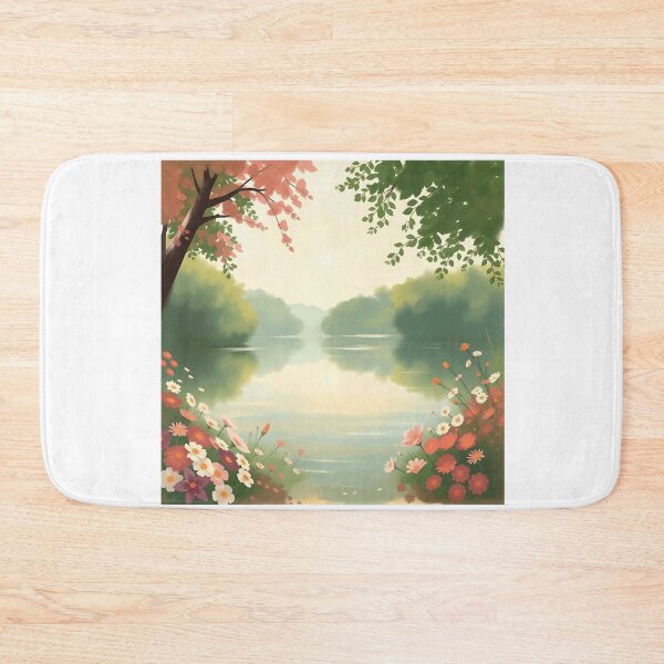 Item preview, Impressionistic Serene Lake designed and sold by sharon1210.