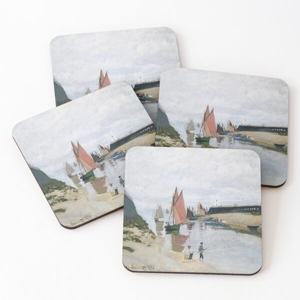 Item preview, Breakwater at Trouville,low tide designed and sold by tomorrowsart.