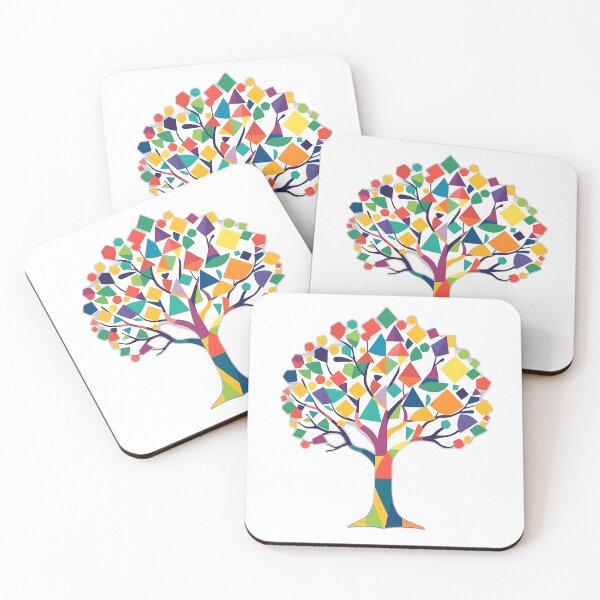 Item preview, Abstract Geometric Tree Art designed and sold by sharon1210.