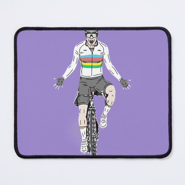 Item preview, Champion Cyclist Rainbow Jersey Celebration Art | Limited Edition designed and sold by ThomasTarpennin.