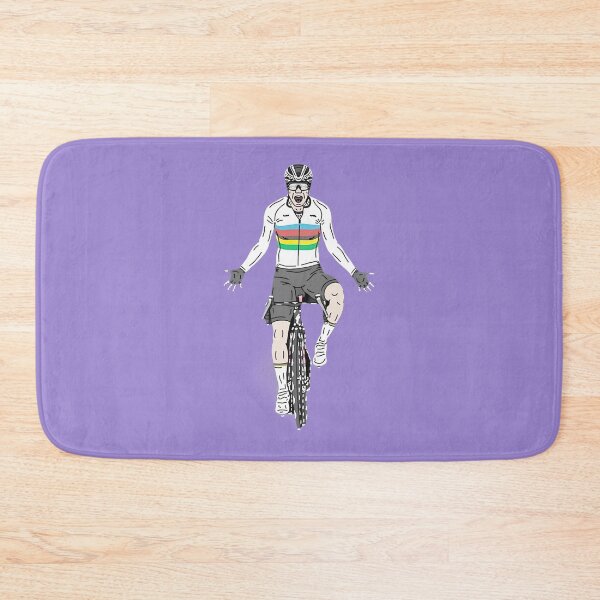 Item preview, Champion Cyclist Rainbow Jersey Celebration Art | Limited Edition designed and sold by ThomasTarpennin.