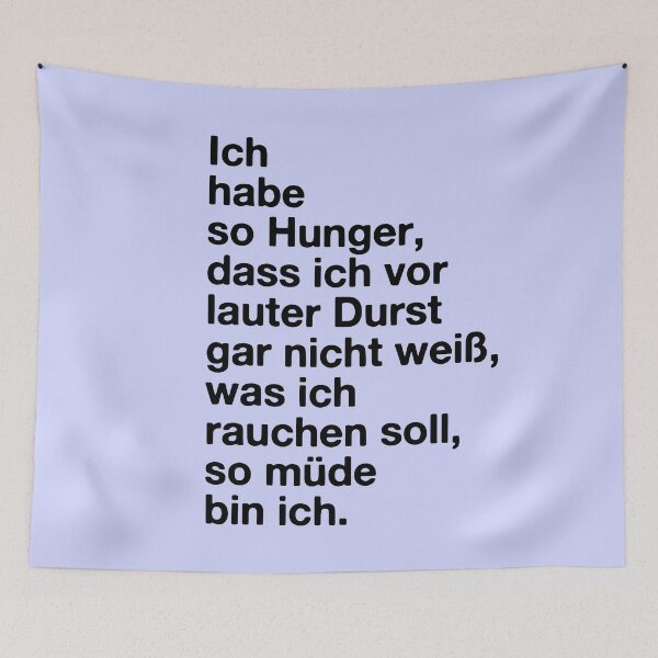 Item preview, Hunger, thirst, languor, tired! designed and sold by RAWWR.