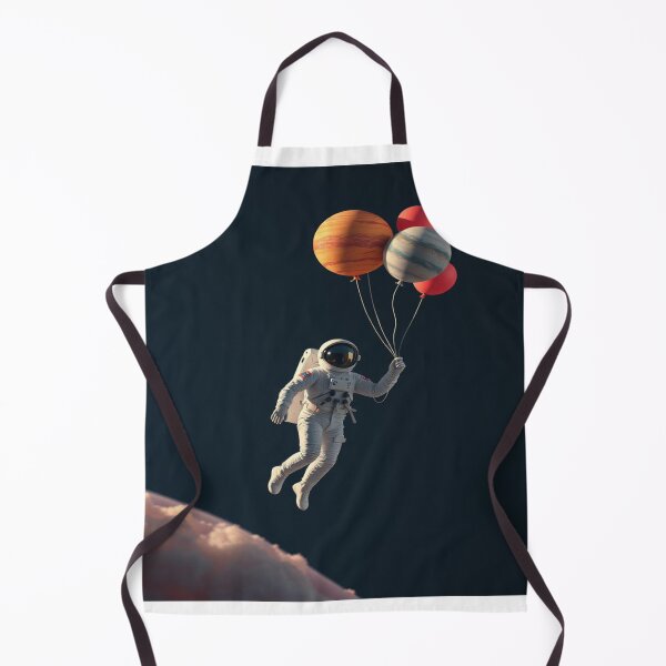 Artikelvorschau, Minimalistischer Astronaut schwebt mit Ballons zwei entworfen und verkauft von Artshopprivate.