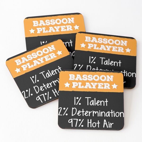 Item preview, Bassoon Player Talent Determination Hot Air designed and sold by SHEILAAYHURST.