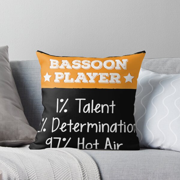 Item preview, Bassoon Player Talent Determination Hot Air designed and sold by SHEILAAYHURST.