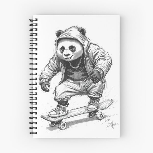 Item preview, Skateboard Panda designed and sold by AzoklidThe2.
