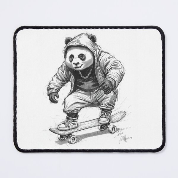 Item preview, Skateboard Panda designed and sold by AzoklidThe2.