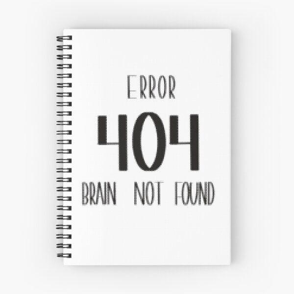 Item preview,  Error 404 – Brain Not Found • Funny Tech Programmer Laugh Tee  Sticker designed and sold by Anna-Kik.