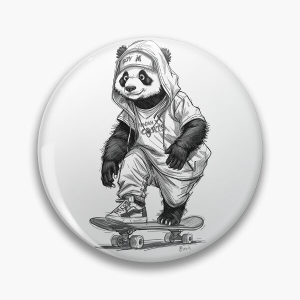 Item preview, Skateboard Panda designed and sold by AzoklidThe2.
