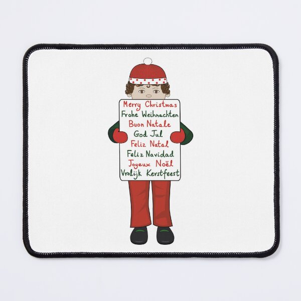 Item preview, Cartoon Child holding Christmas Greetings Sign designed and sold by ChantellaGF.