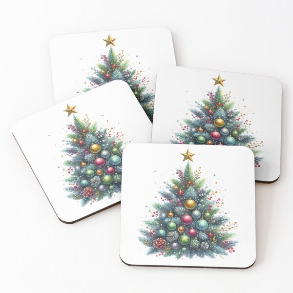 Item preview, Christmas Tree, Xmas, Santa, Holiday, Festive designed and sold by deniz kaya.