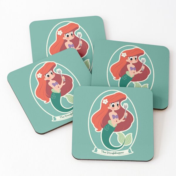 Item preview, Cute Red-Haired Mermaid – Dinglehopper – Kawaii Fairytale Ocean Princess Design for Stickers designed and sold by magrodanny.