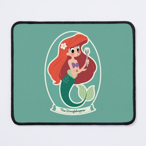 Item preview, Cute Red-Haired Mermaid – Dinglehopper – Kawaii Fairytale Ocean Princess Design for Stickers designed and sold by magrodanny.
