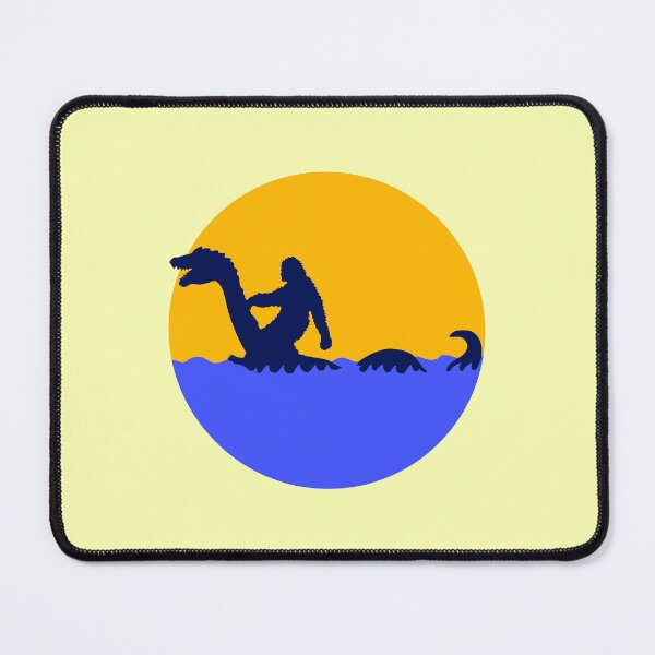 Item preview, Plesiosaur Big Food Loch Ness Monsters Myth Riding designed and sold by shirt-o-mat.