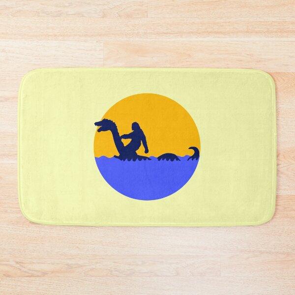 Item preview, Plesiosaur Big Food Loch Ness Monsters Myth Riding designed and sold by shirt-o-mat.