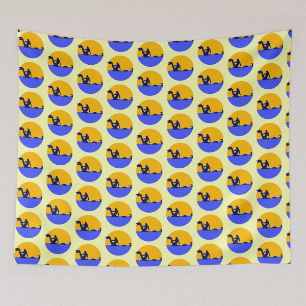 Item preview, Plesiosaur Big Food Loch Ness Monsters Myth Riding designed and sold by shirt-o-mat.