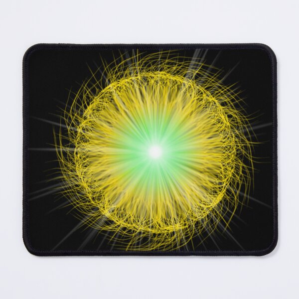 Item preview, Glowing green in yellow abstraction designed and sold by LiminalWoods.