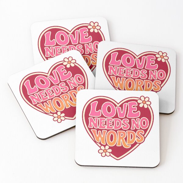 Item preview, Love Needs No Words designed and sold by Dopamine Glitch.