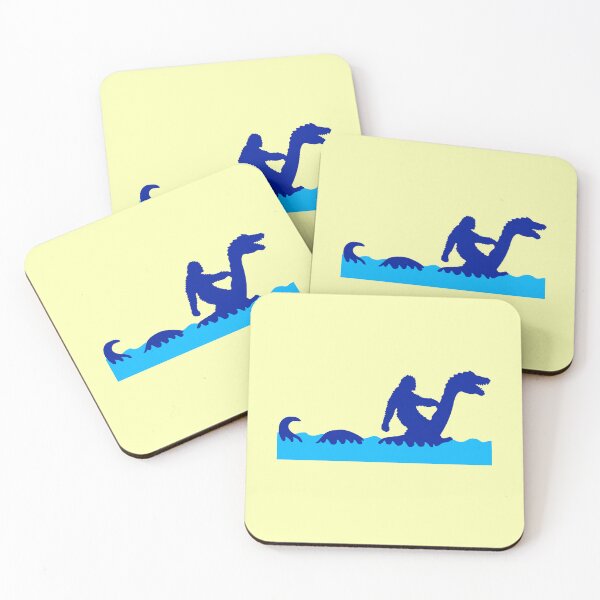 Item preview, Plesiosaur Big Food Loch Ness Monsters Myth Riding designed and sold by shirt-o-mat.