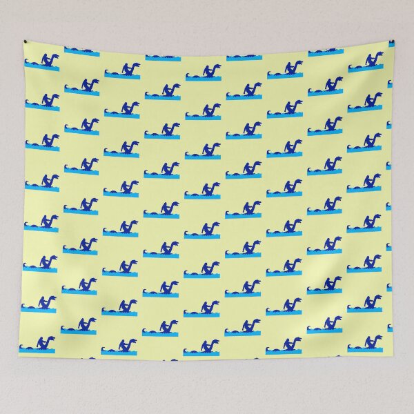 Item preview, Plesiosaur Big Food Loch Ness Monsters Myth Riding designed and sold by shirt-o-mat.