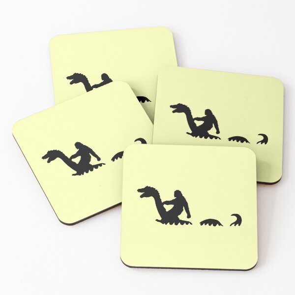Item preview, Plesiosaur Big Food Loch Ness Monsters Myth Riding designed and sold by shirt-o-mat.