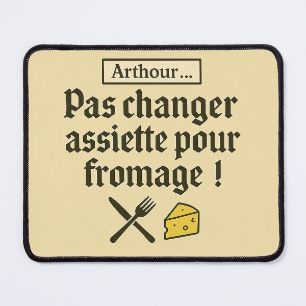 Item preview, Don't change the cheese plate - Medieval typography designed and sold by Bratak.