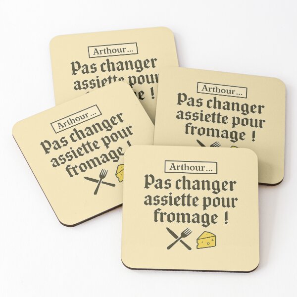 Item preview, Don't change the cheese plate - Medieval typography designed and sold by Bratak.