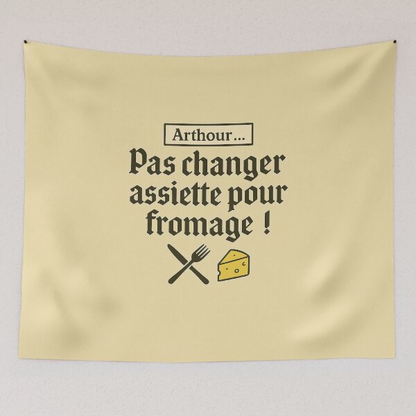 Item preview, Don't change the cheese plate - Medieval typography designed and sold by Bratak.