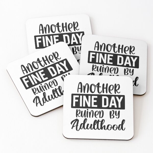 Item preview, Adulting: Difficult AF, Would Not Recommend – Relatable Quote (Alternate) designed and sold by artcultreone.