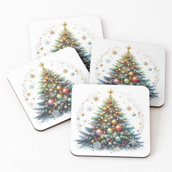 Item preview, Christmas Tree, Xmas, Santa, Holiday, Festive designed and sold by deniz kaya.