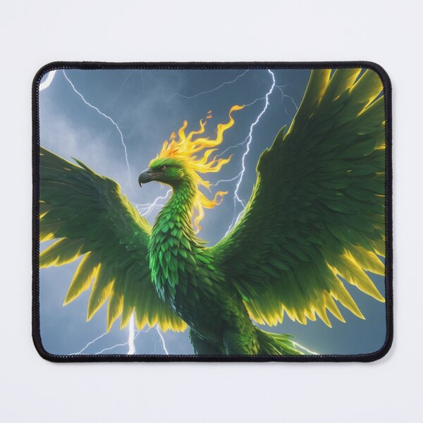 Item preview, Green flame Phoenix designed and sold by AJTees99.