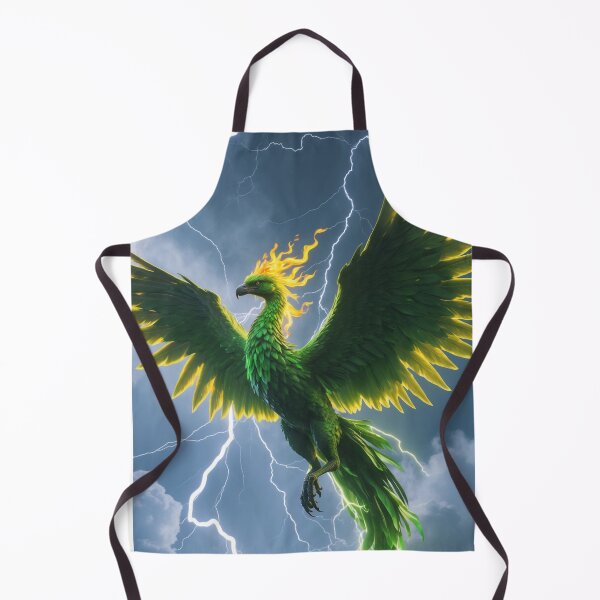 Item preview, Green flame Phoenix designed and sold by AJTees99.