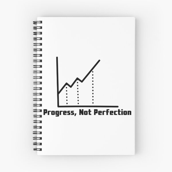 Item preview, Progress Not Perfection – Motivational Fitness Quote designed and sold by J0b4t.