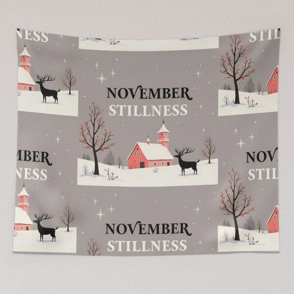 Item preview, November Stillness 2 – Seasonal Typography designed and sold by nhk999.