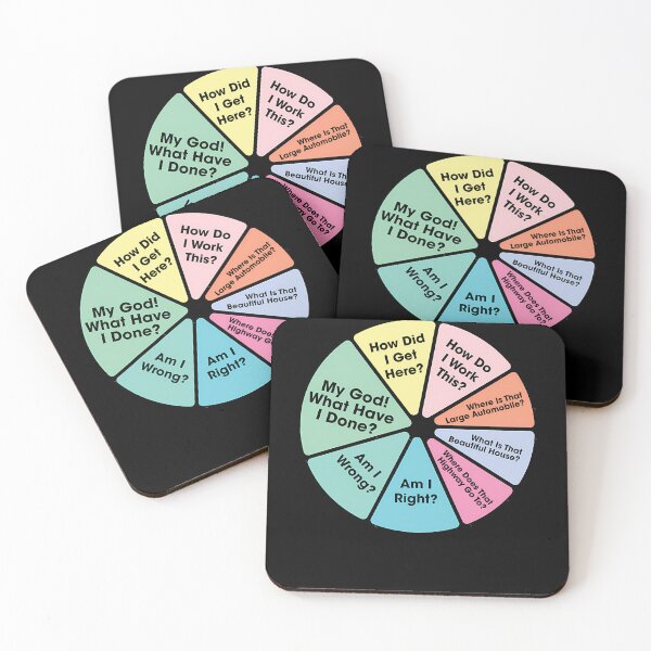 Item preview, 80'S Music Retro Lyrics - You May Ask Yourself Pie Chart designed and sold by CAROLTHIBEAU.