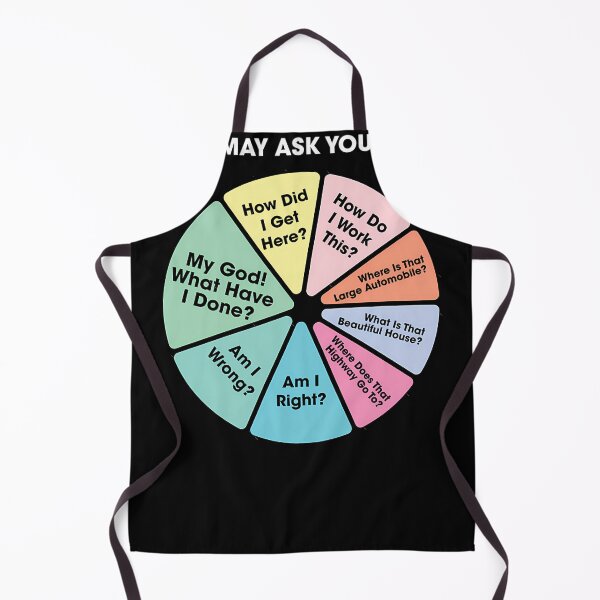 Item preview, 80'S Music Retro Lyrics - You May Ask Yourself Pie Chart designed and sold by CAROLTHIBEAU.