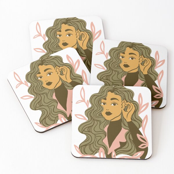 Item preview, Stylish Woman with Flowing Hair – Minimalist Feminine Line Art designed and sold by SOLIORA  ATELIER.