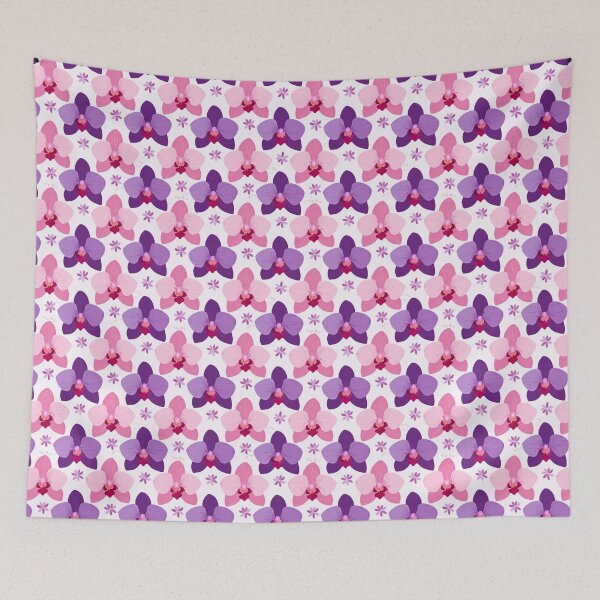 Item preview, Seamless Orchid Pattern – Purple and Pink Exotic Floral Design designed and sold by WojcikDesigners.