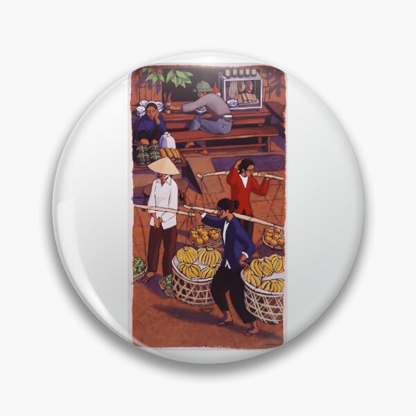 Item preview, 17 Women Carrying Baskets in Vietnamese Market designed and sold by AntoniaHarrison.
