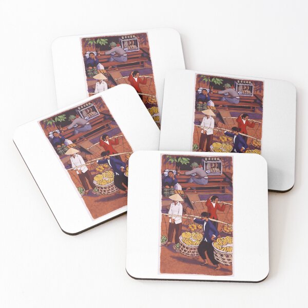 Item preview, 17 Women Carrying Baskets in Vietnamese Market designed and sold by AntoniaHarrison.