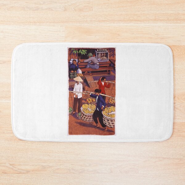 Item preview, 17 Women Carrying Baskets in Vietnamese Market designed and sold by AntoniaHarrison.