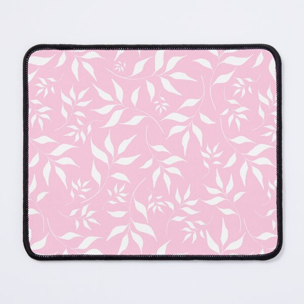 Item preview, Handpainted Botanical Leaf Pattern | White Leaves on Pastel Pink | Modern Foliage Seamless designed and sold by Designs by christel_treiber.