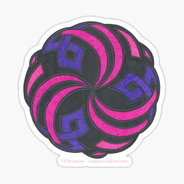 Jester Triskell Sticker